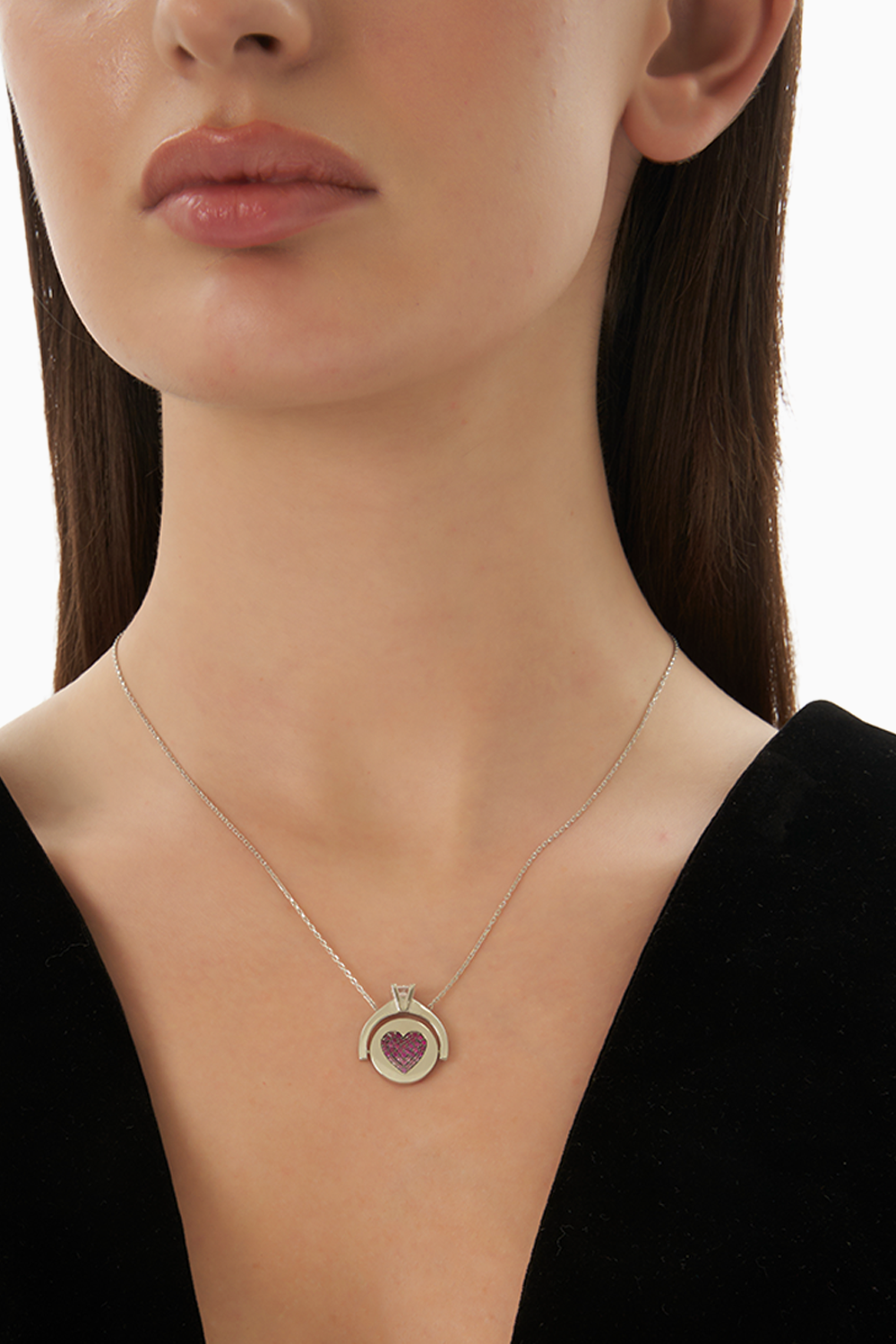 A Beautiful Ode Of Love Casual Silver Chain Necklace