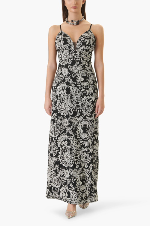 Signature B&W Sequin Gown