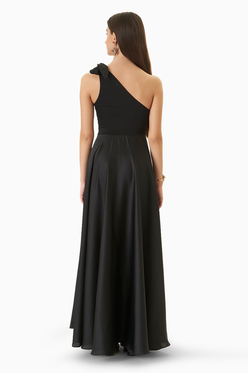 One Shoulder Fit & Flare Gown