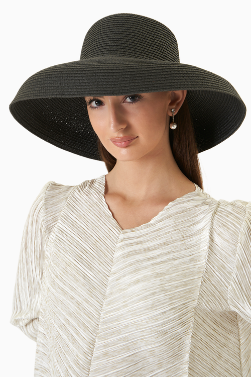 DND Black Straw Hat