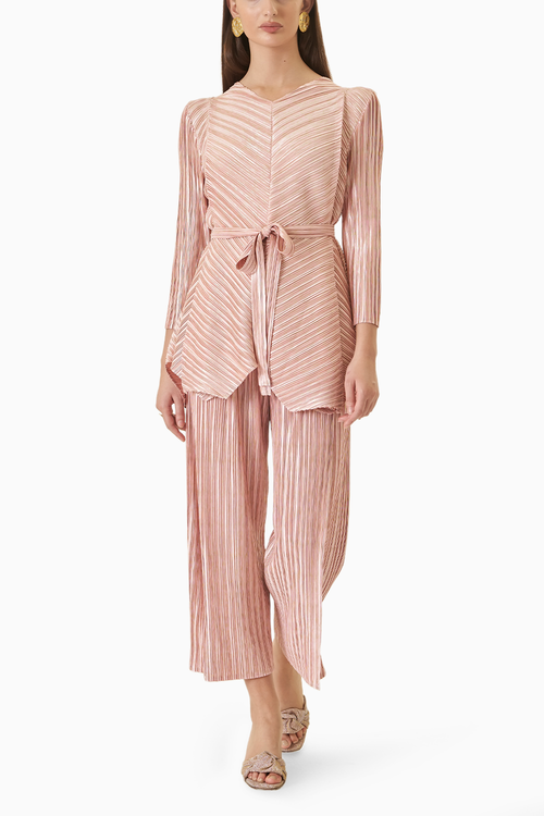 Glam Metallic Co-ord Set