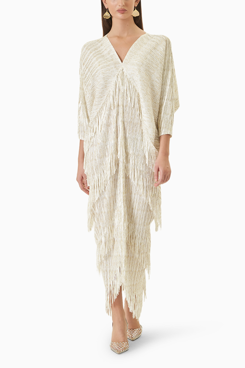 Ariana Fringe Party Kaftan Dress
