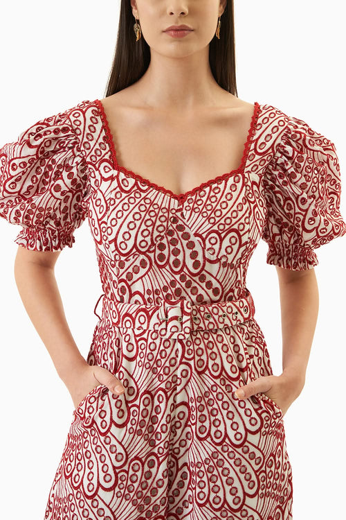 Red Chica Jumpsuit