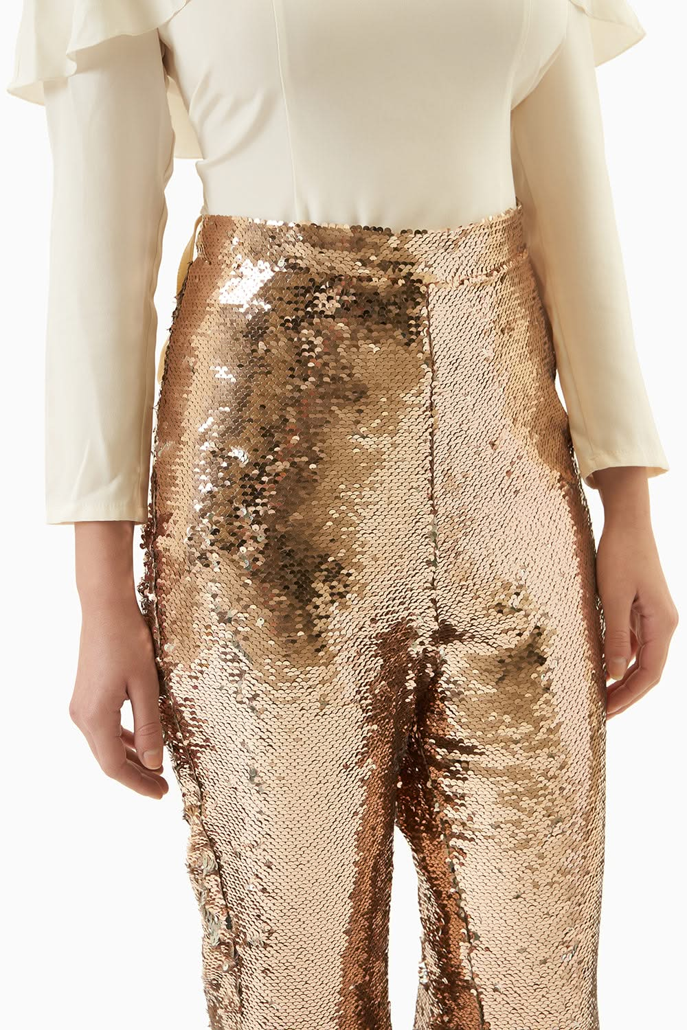 Copper Sequin Pant