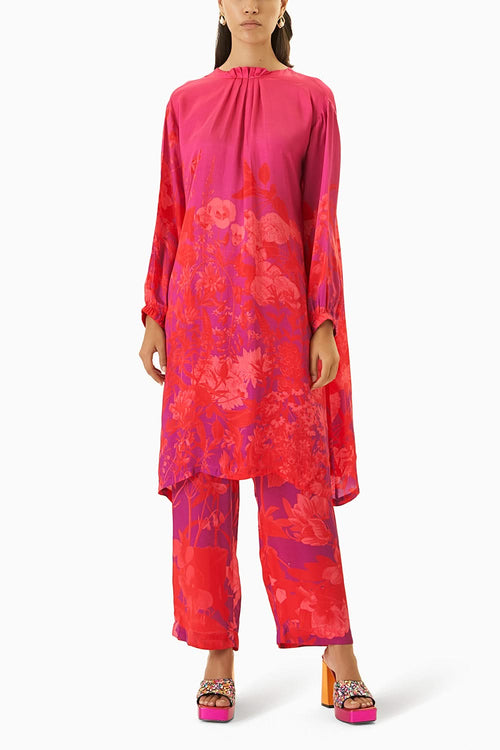 Florescence Tunic & Trousers Co-ord Set