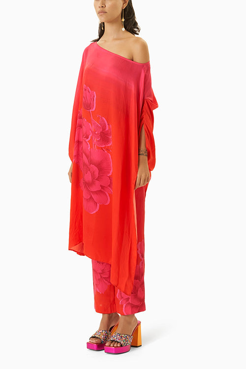 Gul One Shoulder Tunic & Trousers Co-ord Set