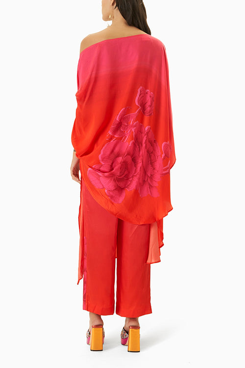 Gul One Shoulder Tunic & Trousers Co-ord Set