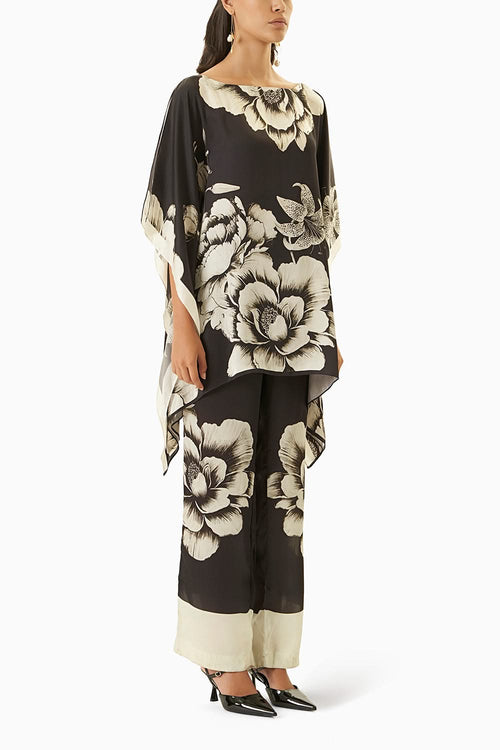 Black Rose Tunic & Trousers Co-ord Set