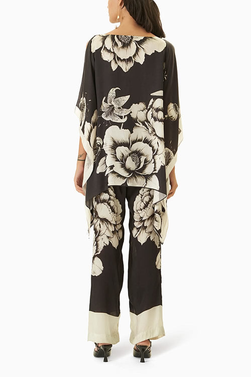 Black Rose Tunic & Trousers Co-ord Set