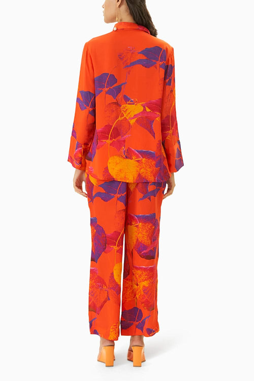 Lavender Sunset Shirt & Trousers Co-ord Set
