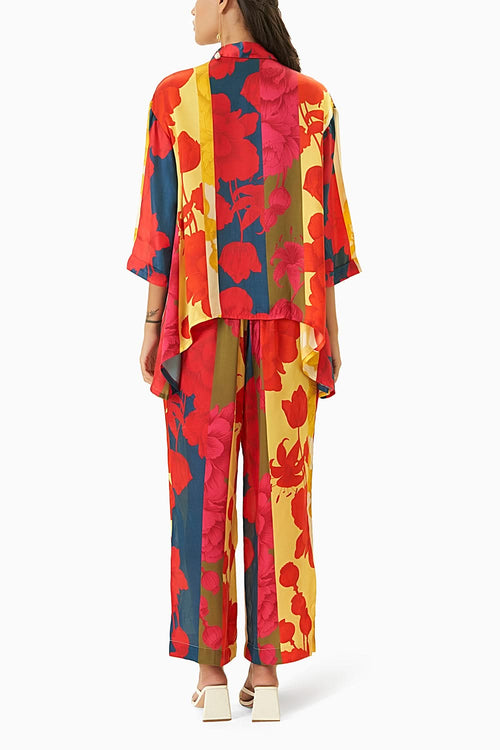 Blazing Marigold Shirt & Trousers Co-ord Set