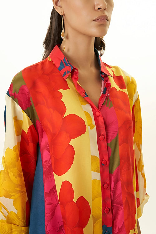 Blazing Marigold Shirt & Trousers Co-ord Set