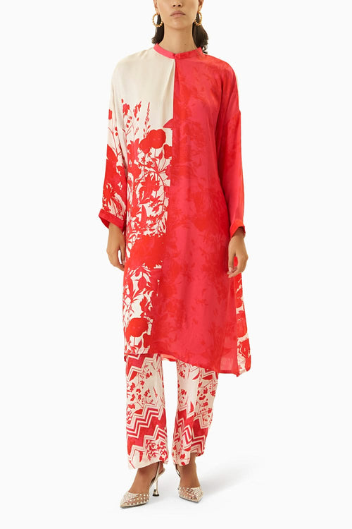 Paperflower Tunic & Trousers Co-ord Set