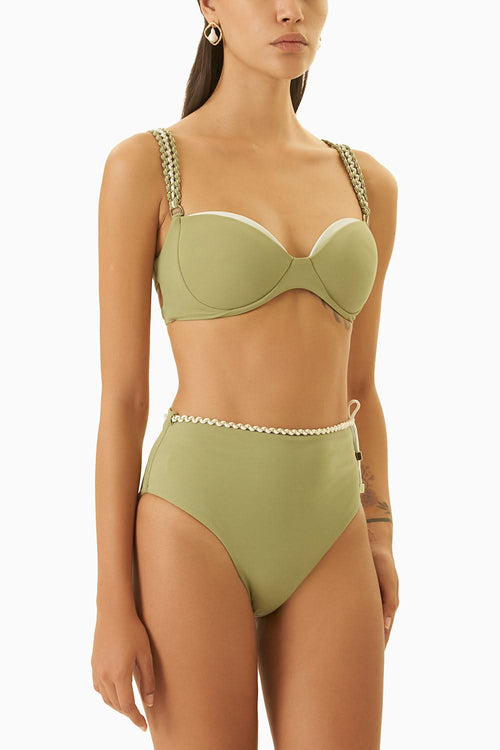 Olive Calico Bikni Set
