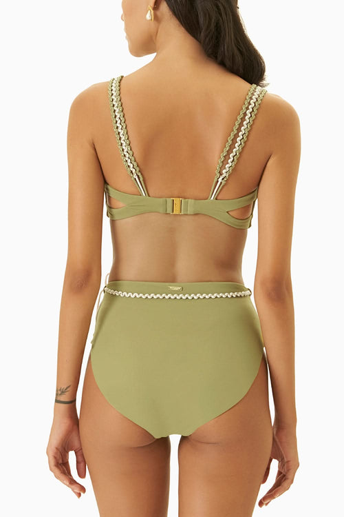 Olive Calico Bikni Set
