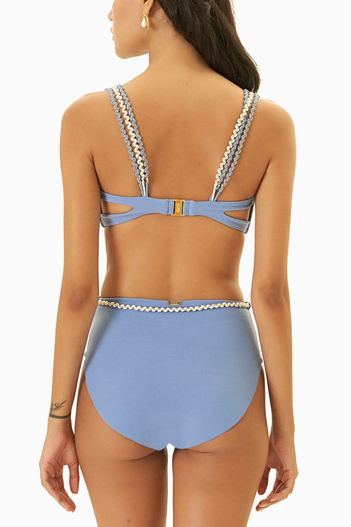 Mist Blue Calico Bikni Set