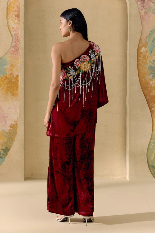 Ruby Fleur Top And Pants Set