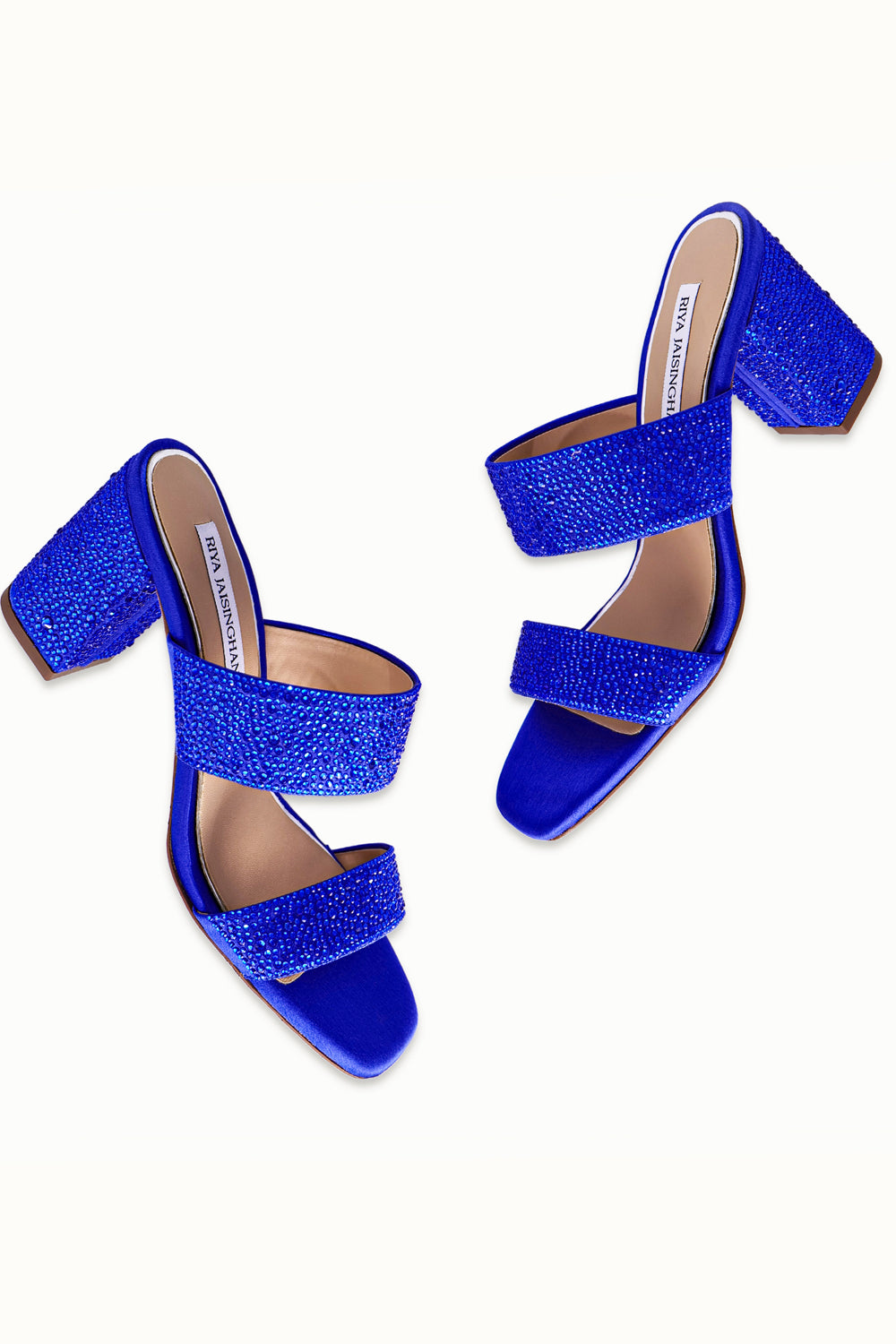 Blue Tahira Heels