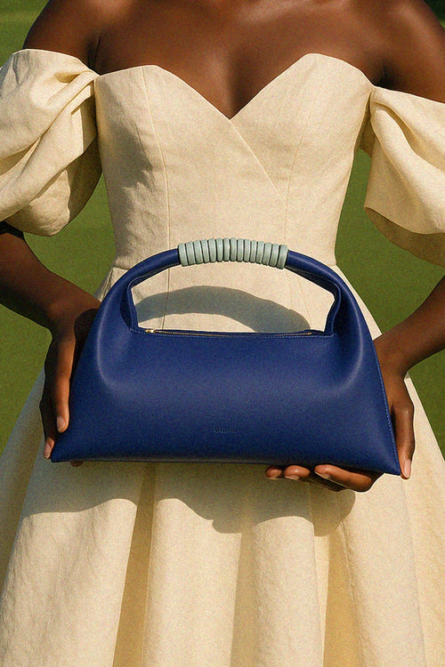 Greige Mini Julia Baguette Bag