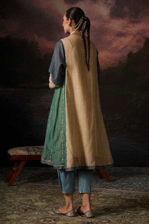 Tara Shades Of Blue Kurta Set