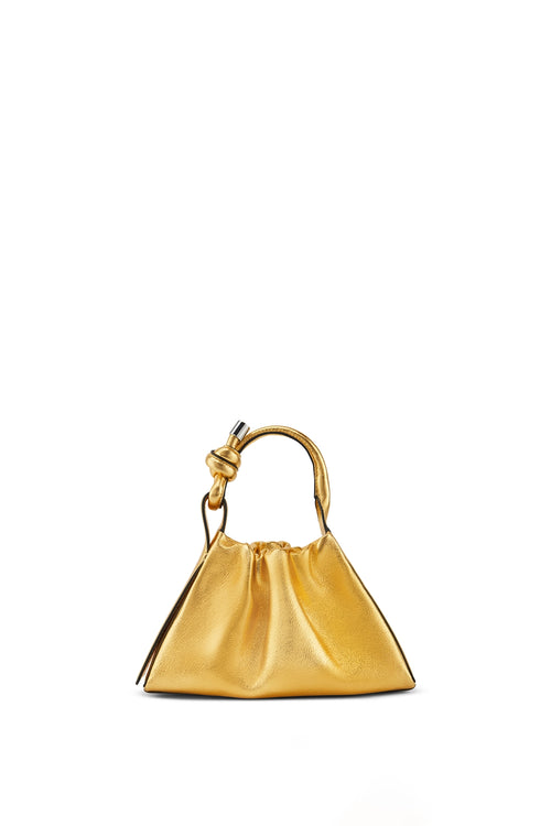 Tina Crinkle Thistle Ruched Mini Baguette Bag