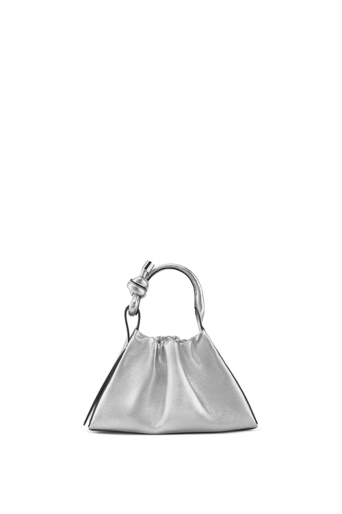 Tina Crinkle Thistle Ruched Mini Baguette Bag