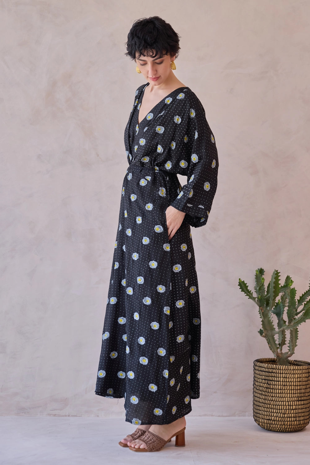 Daisy Drift Kaftan Dress