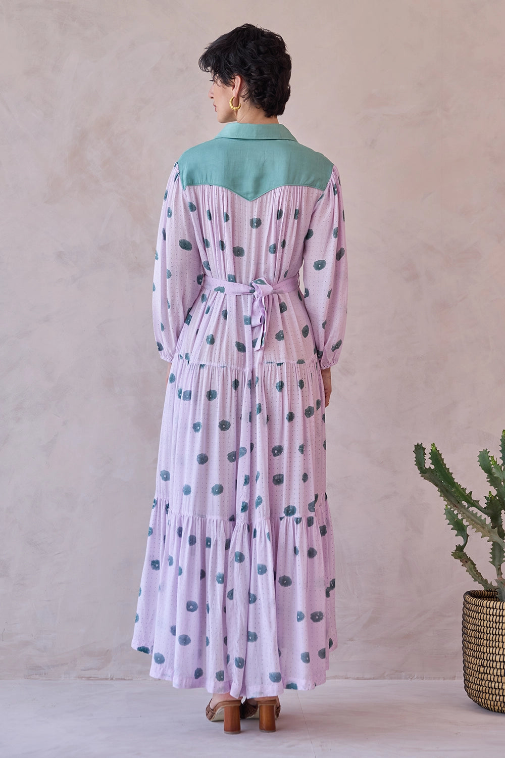 Lilac Dot Meadow Dress