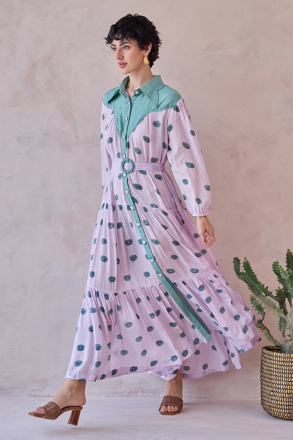 Lilac Dot Meadow Dress