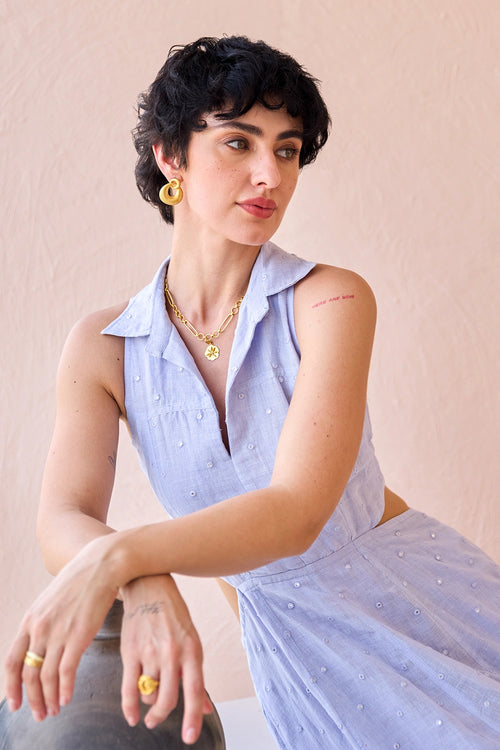 Frost Petal Dress