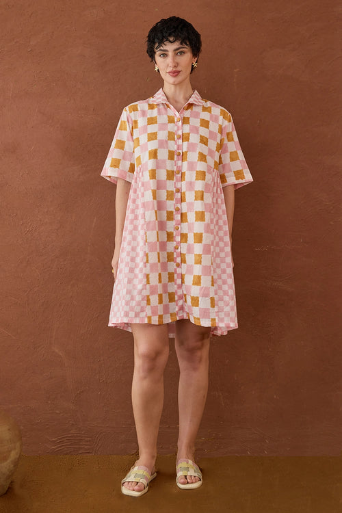 Bubblegum 
Shirt Dress