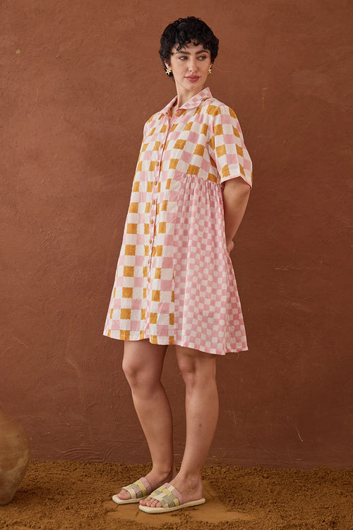 Bubblegum 
Shirt Dress
