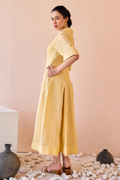 Buttermilk Drift Dress