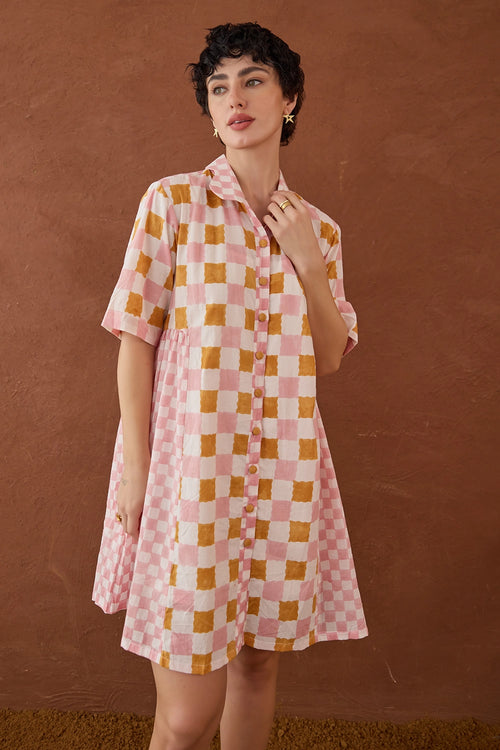 Bubblegum 
Shirt Dress