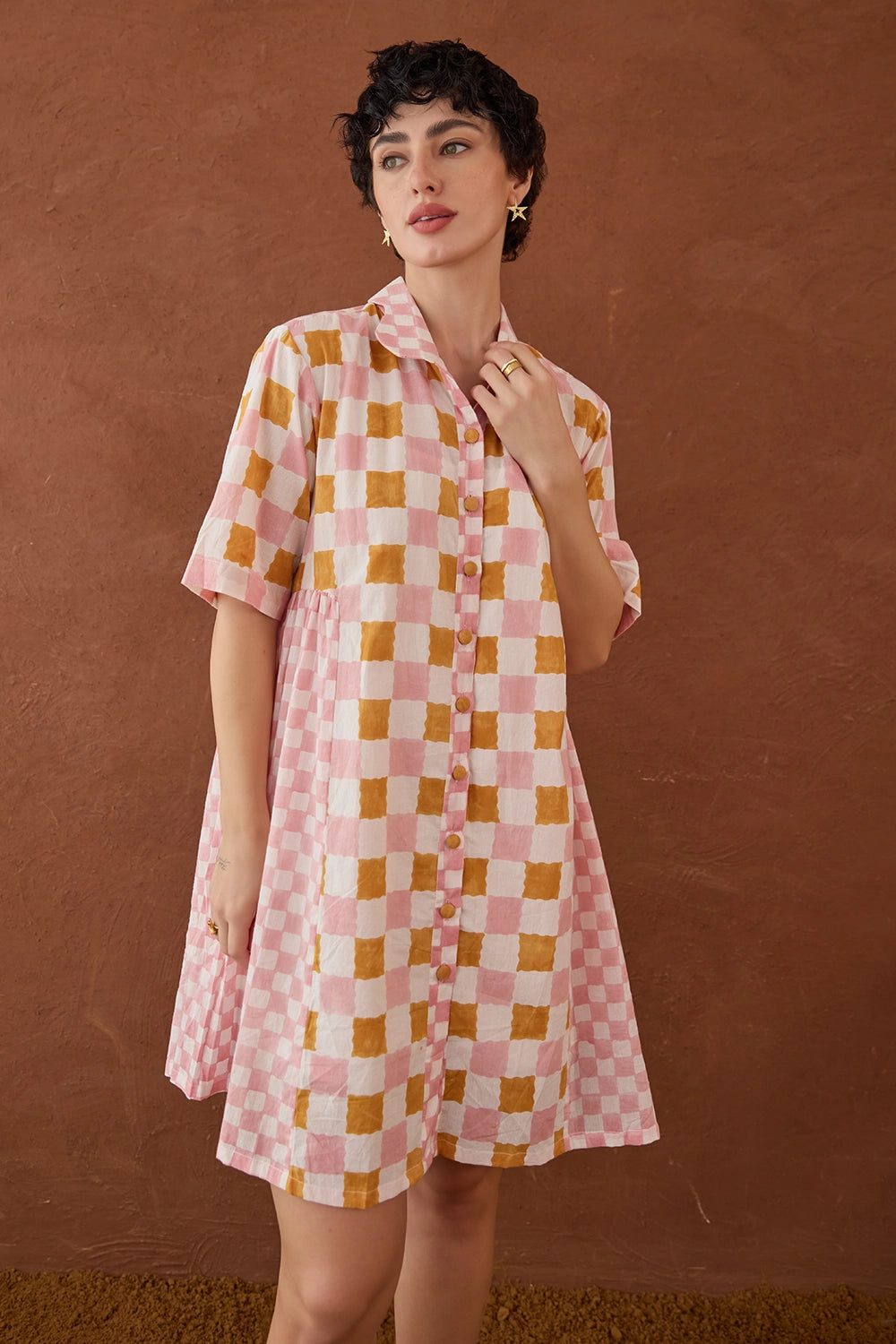 Bubblegum 
Shirt Dress