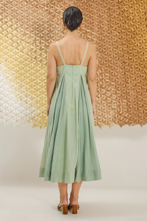 Matcha Green Clover Dress