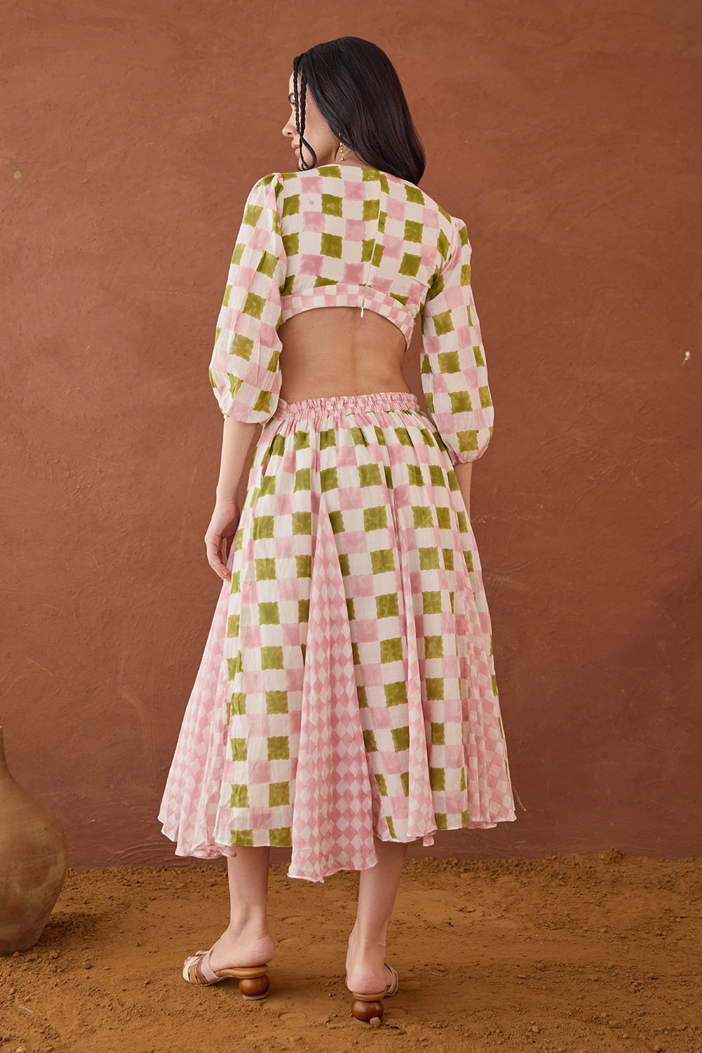 Gardenia Gingham Dress