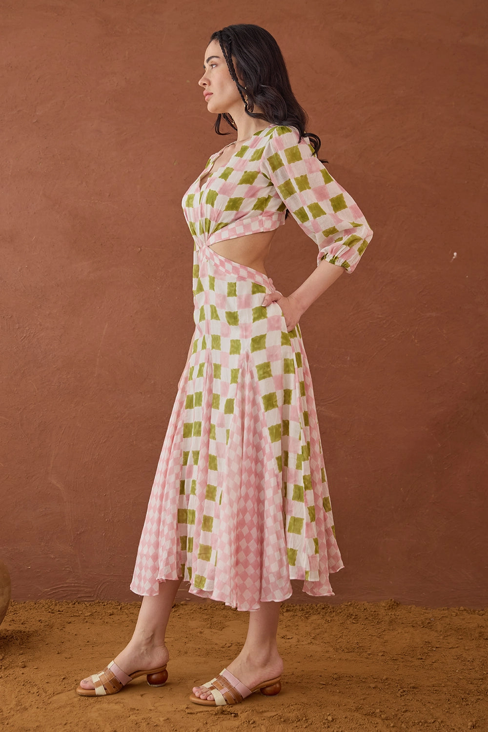 Gardenia Gingham Dress