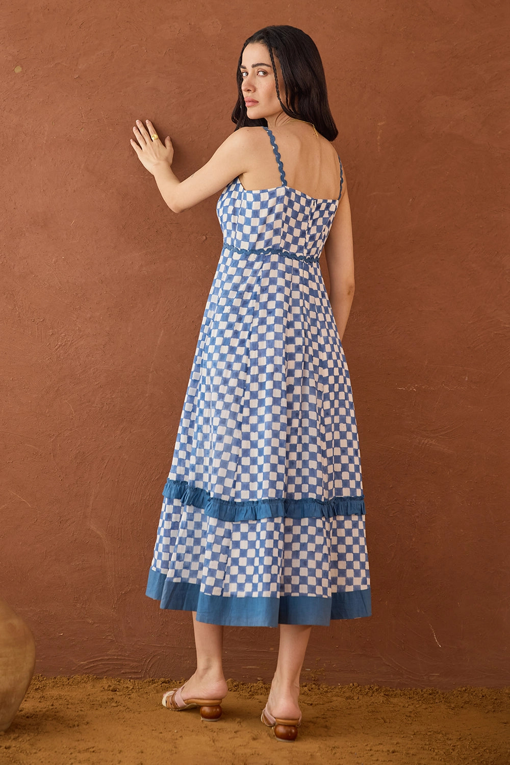 Gingham Sky Dress