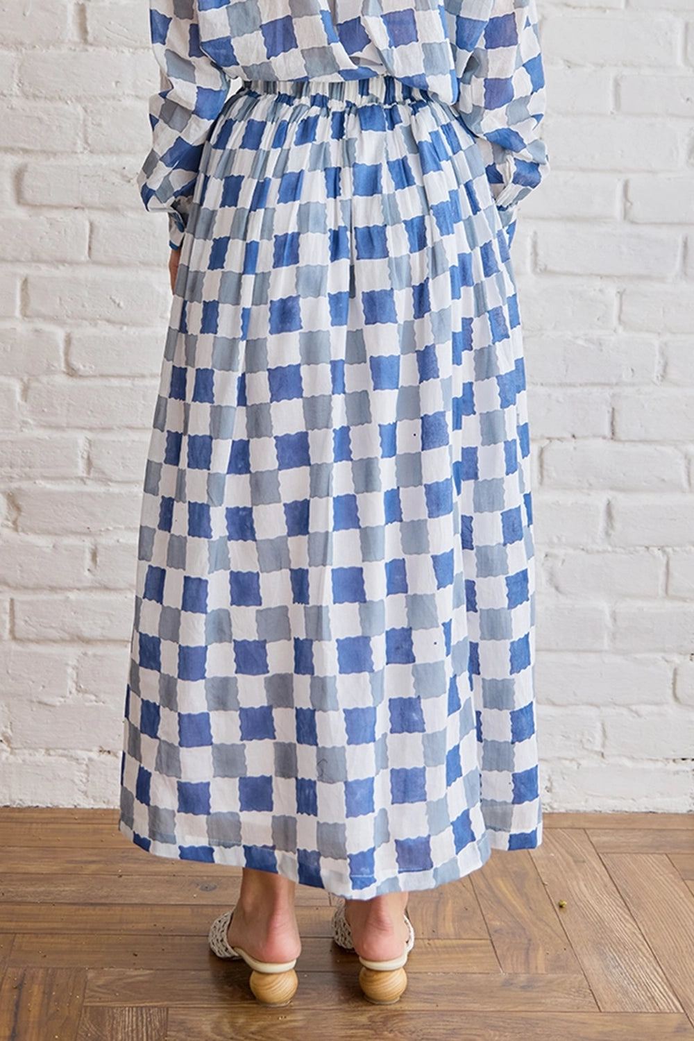 Blue Pixel Skirt