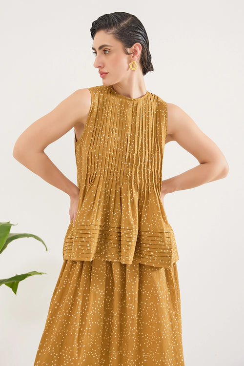 Mustard Mirage Top