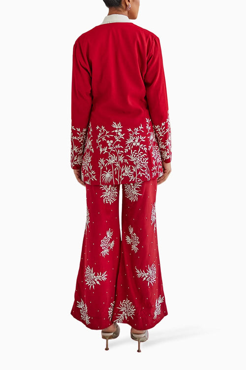 Pink Parsi Gaara Coord Set