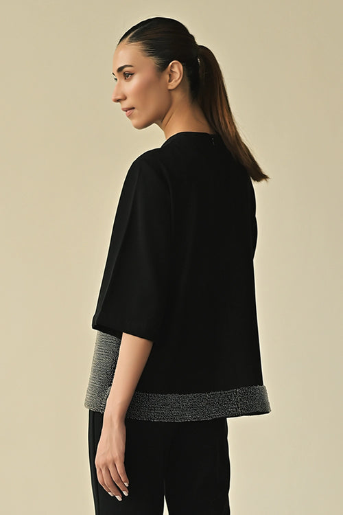 Black Landscape Top