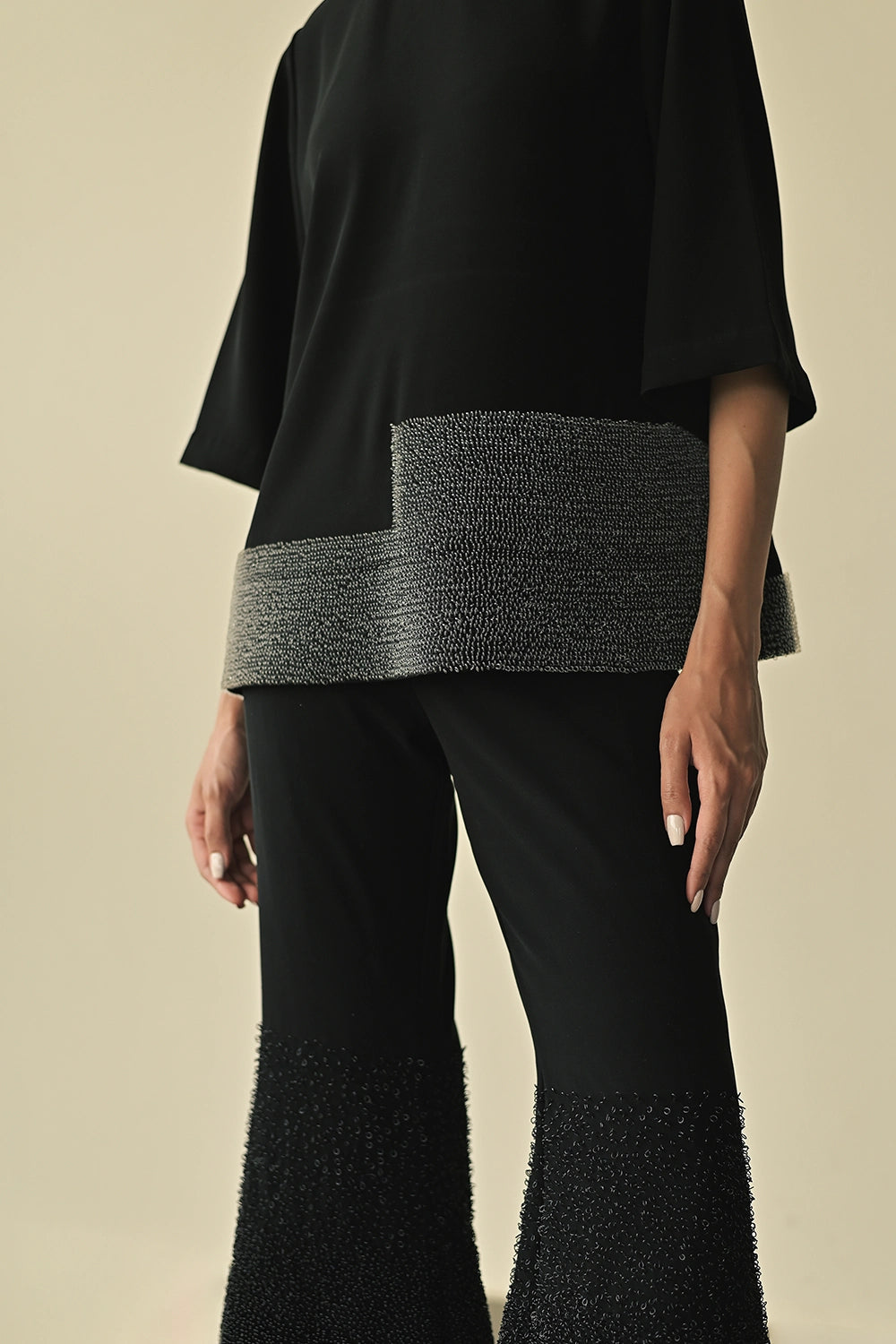 Black Landscape Top