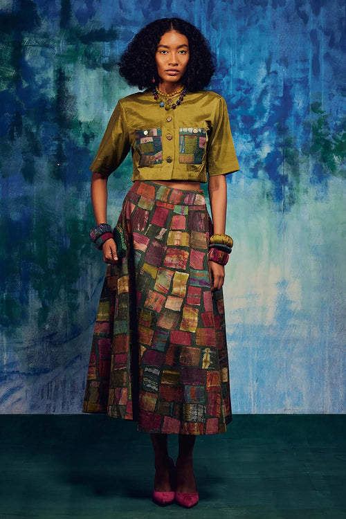 Althea Olive Co-ord Set