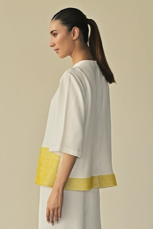 White Landscape Top