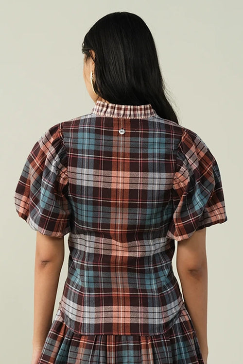 Plaid Top