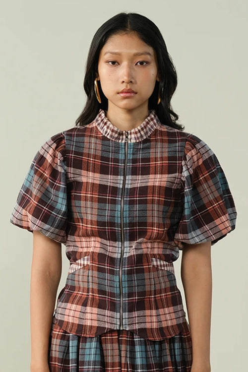 Plaid Top
