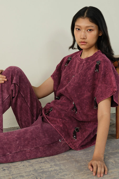 Wine Washed Trackpants