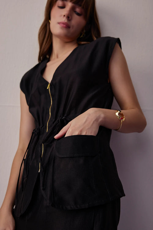Sable Black Co-ord Set